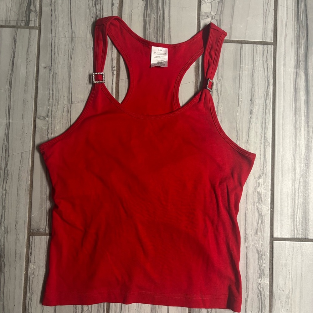 Vibrant Red Women's Tank Top